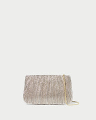 Loeffler Randall Women / Brit Champagne Flat Pleated Clutch