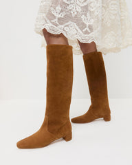 Loeffler Randall Women / Indy Cacao Suede Tall Boot