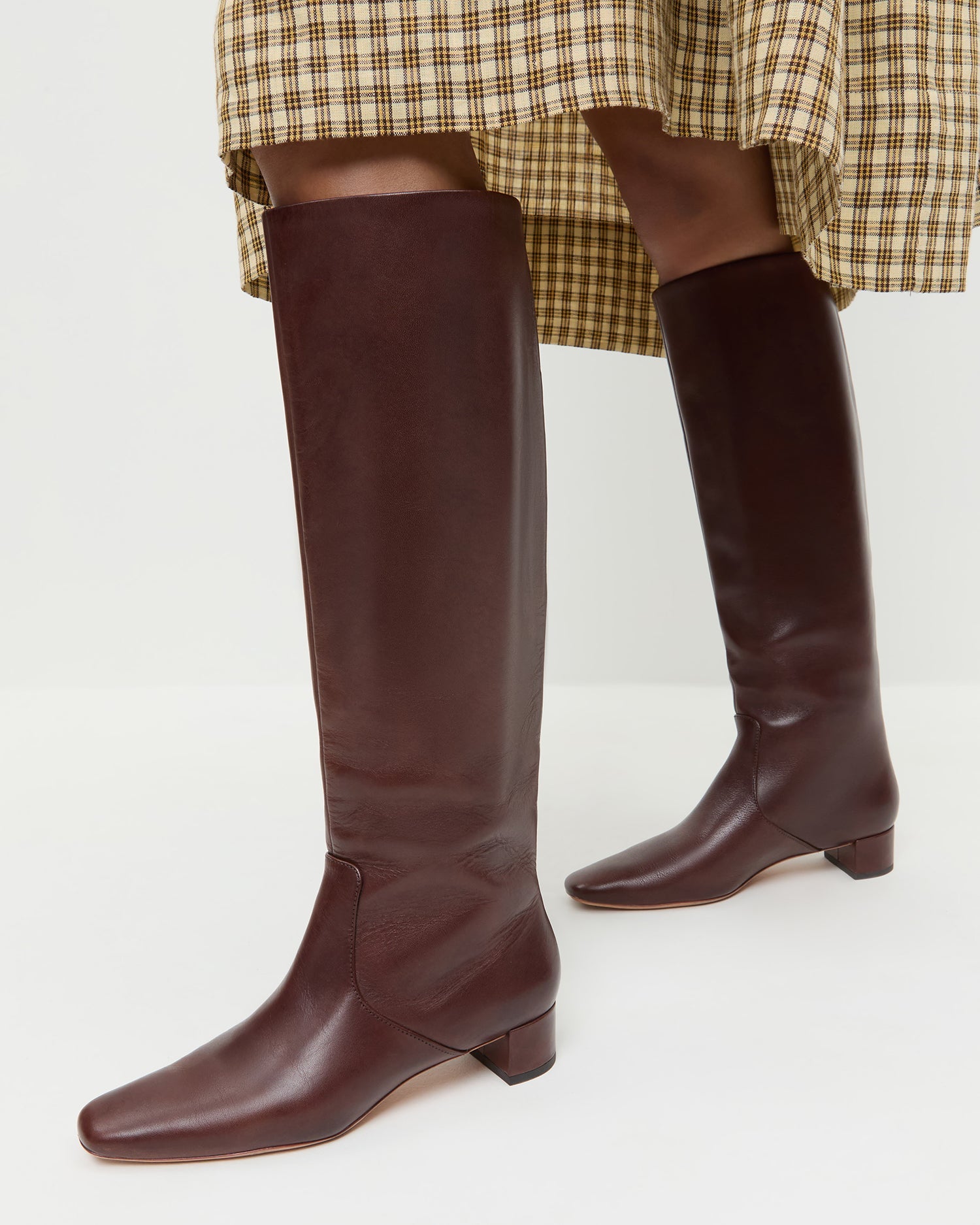 Loeffler Randall Women / Indy Espresso Leather Tall Boot