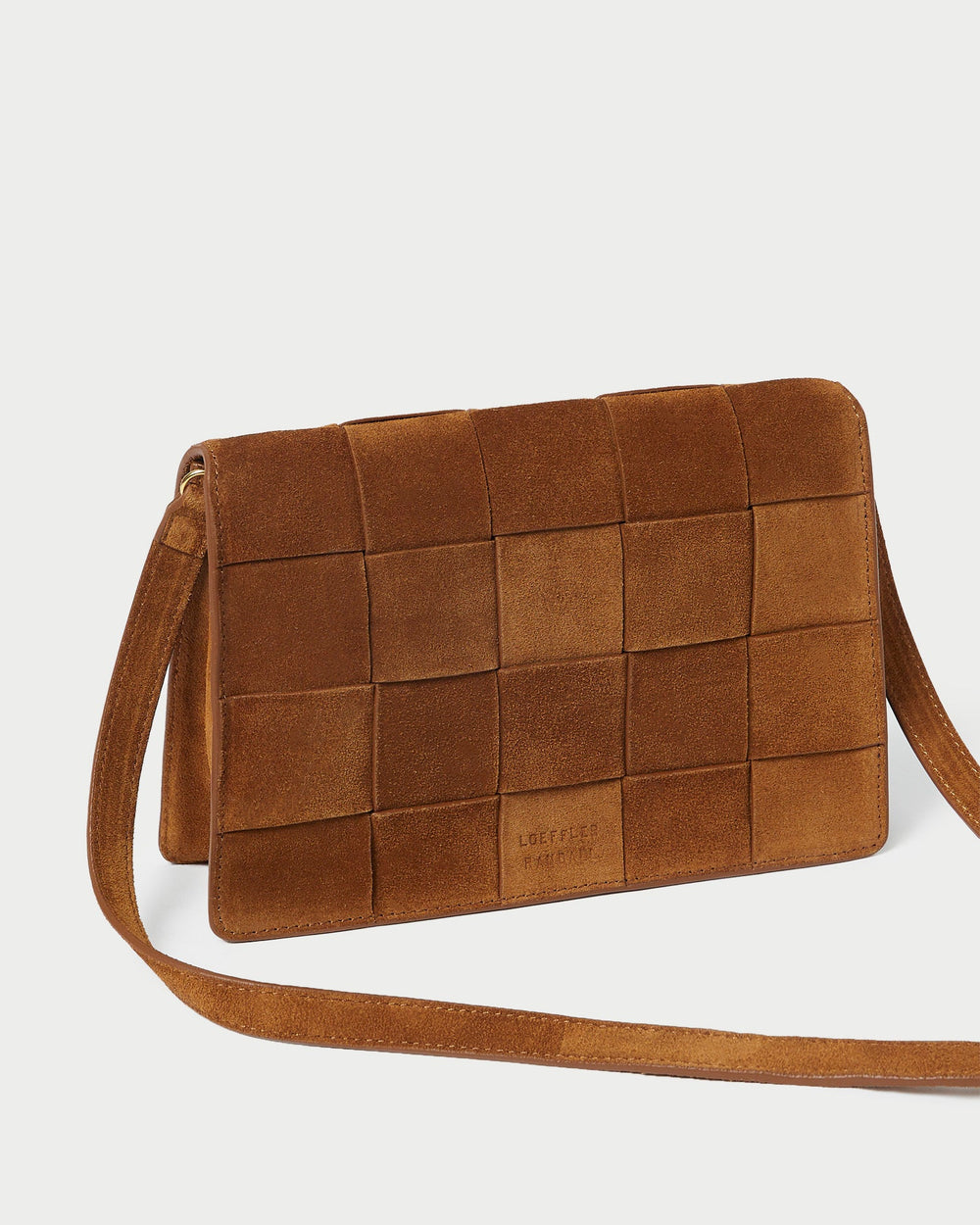 Loeffler Randall Women / Delphine Cacao Suede Shoulder Bag