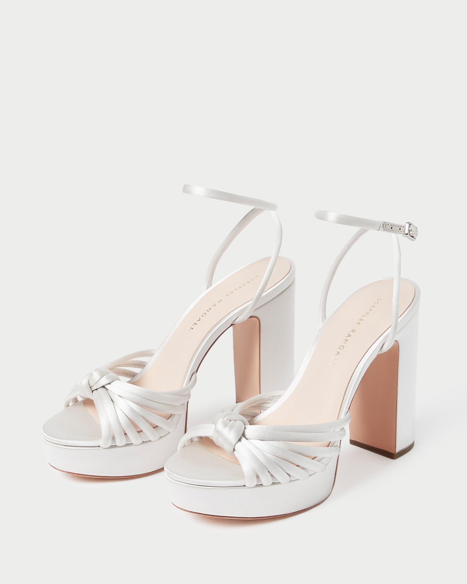 Loeffler Randall Women / Rivka Cream Knot Platform Sandal