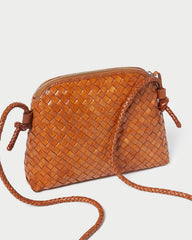 Loeffler Randall Women / Mallory Timber Woven Leather Crossbody