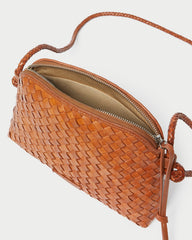 Loeffler Randall Women / Mallory Timber Woven Leather Crossbody