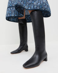 Loeffler Randall Women / Indy Black Leather Tall Boot