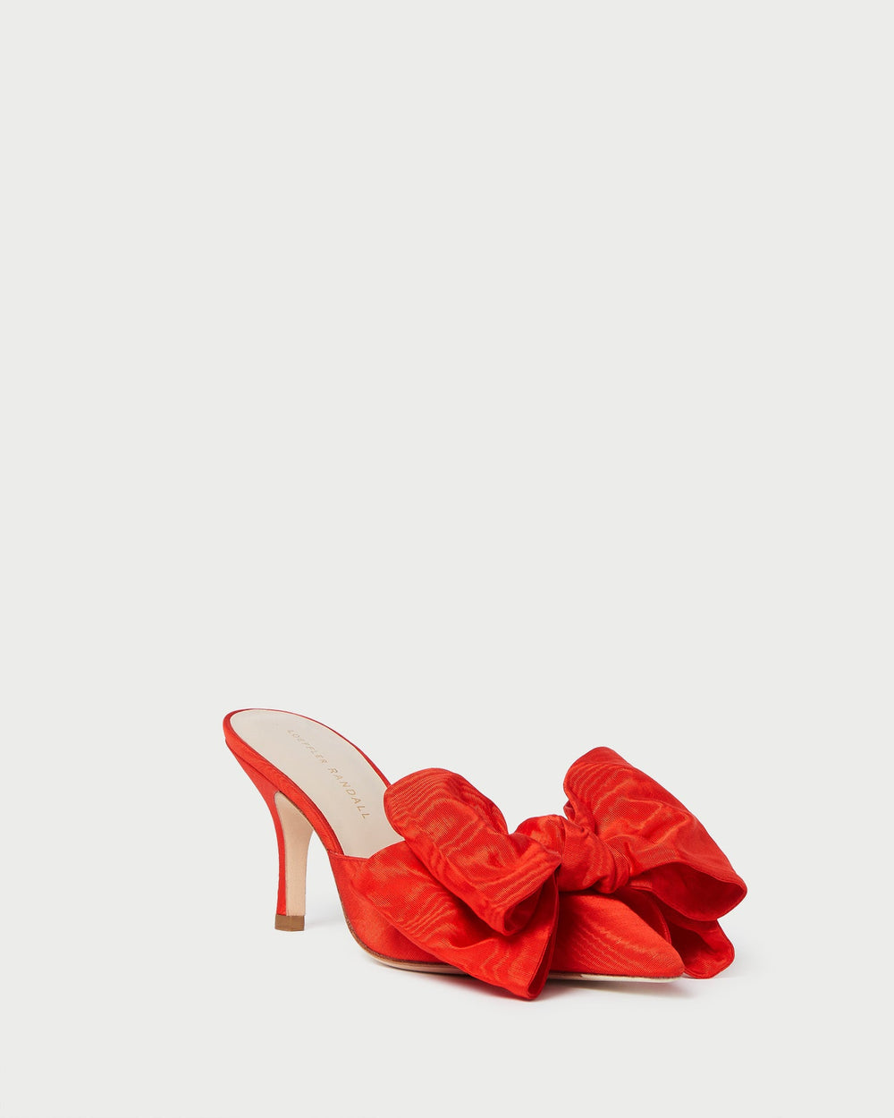 Loeffler Randall Women / Margot Red Moiré Bow Mule