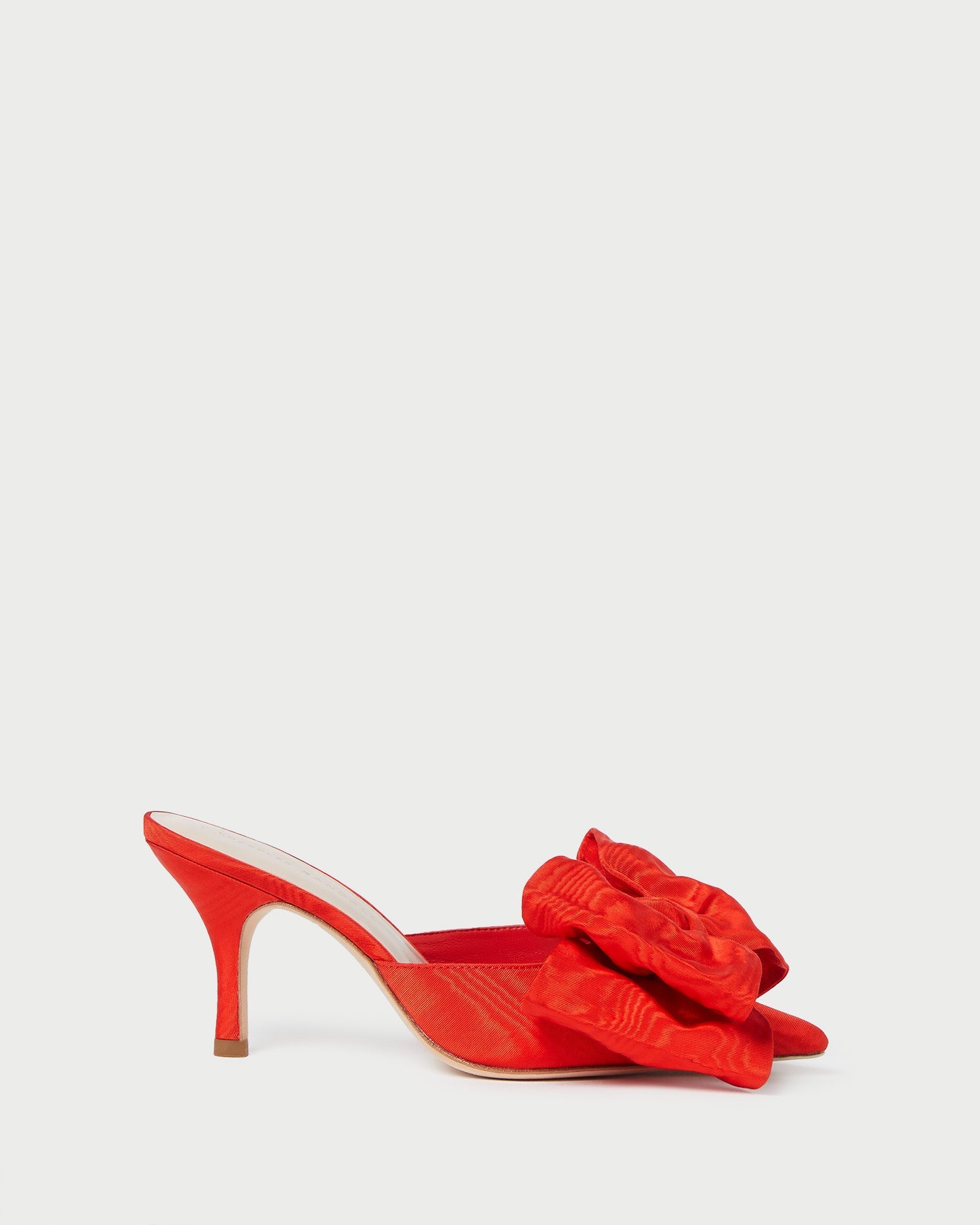 Loeffler Randall Women / Margot Red Moiré Bow Mule