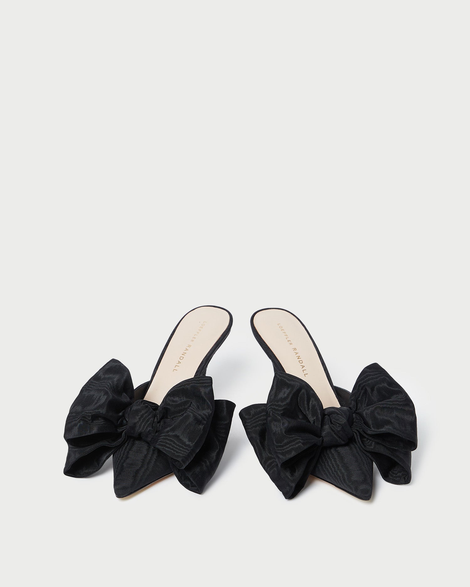 Loeffler Randall Women / Margot Black Moiré Bow Mule