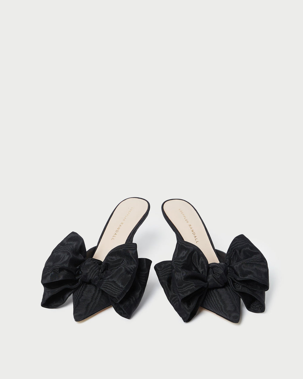 Loeffler Randall Women / Margot Black Moiré Bow Mule