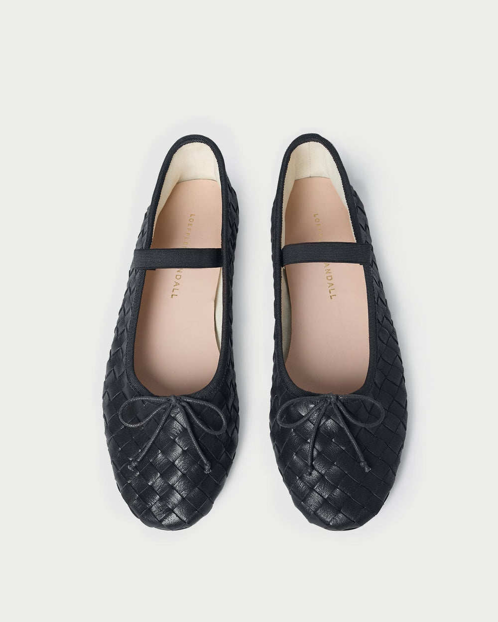 Loeffler Randall Women / Leonie Black Woven Ballet Flat