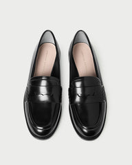 Loeffler Randall Women / Rachel Black Leather Loafer
