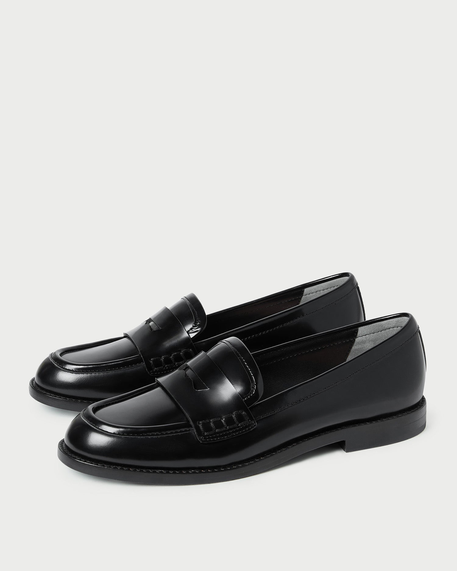 Loeffler Randall Women / Rachel Black Leather Loafer