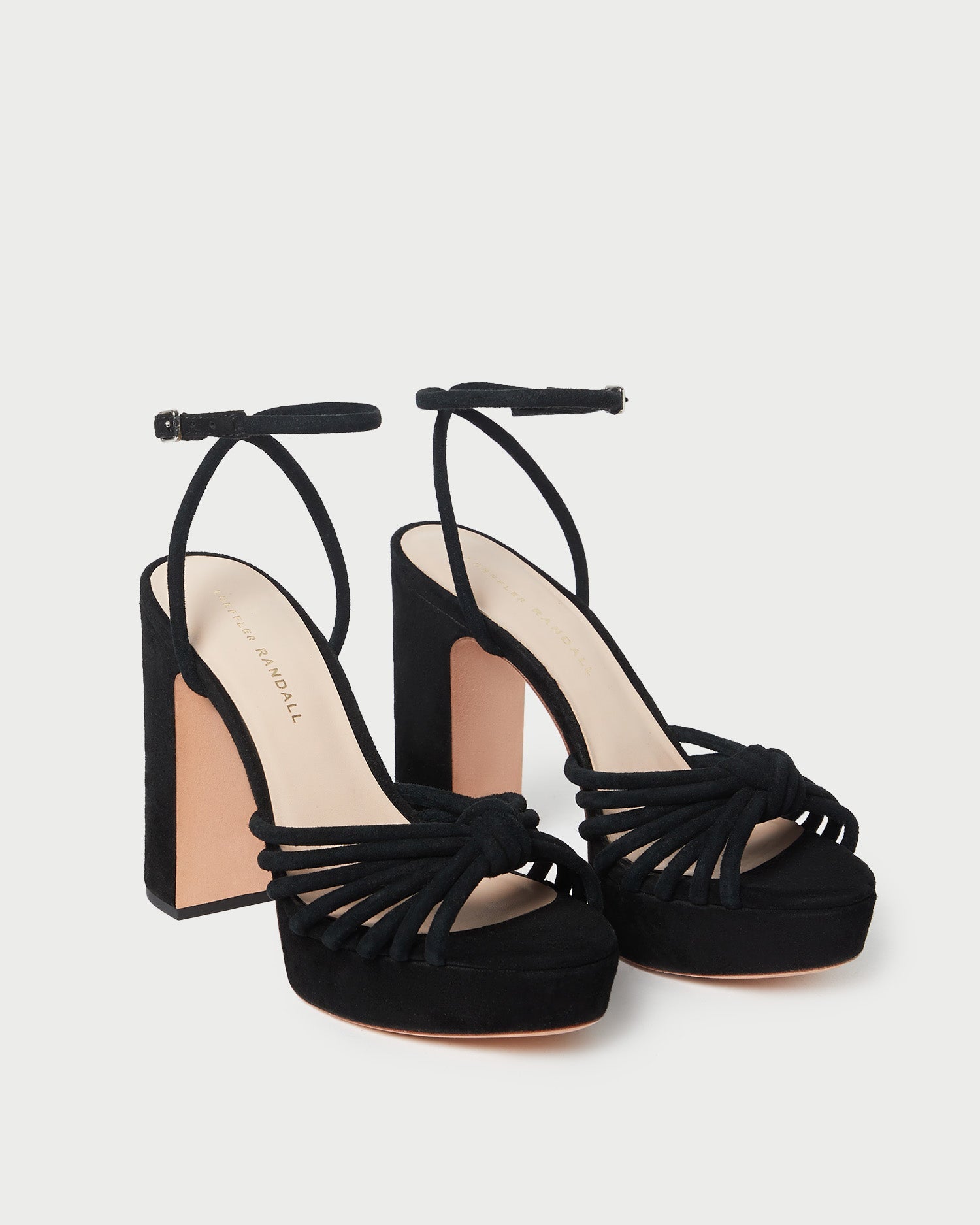 Loeffler Randall Women / Rivka Black Suede Platform Sandal