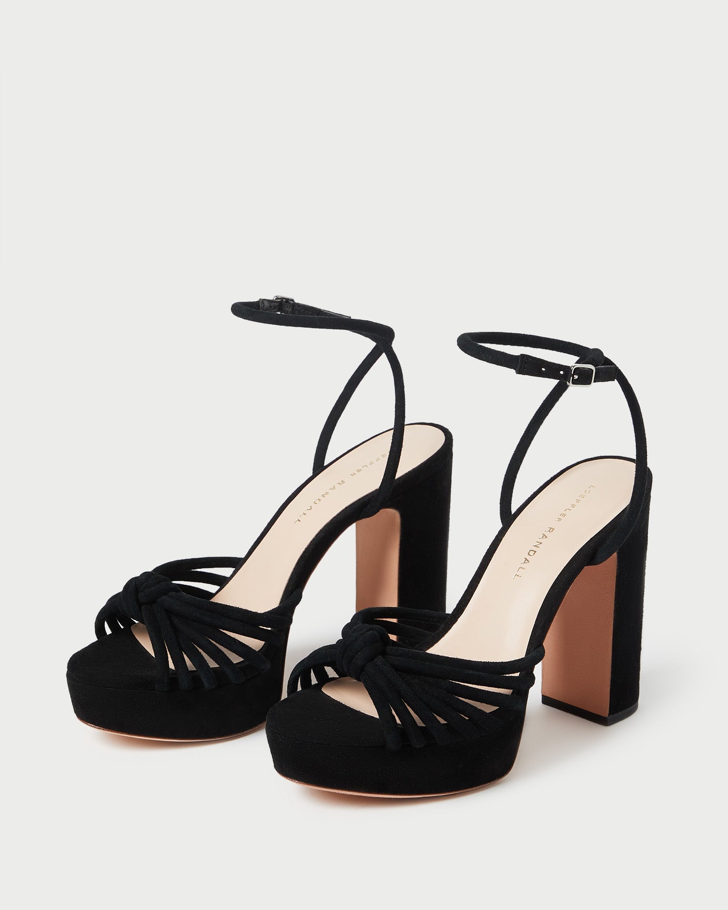 Loeffler Randall Women / Rivka Black Suede Platform Sandal