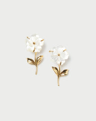 Loeffler Randall Women / Mai Gold/Pearl Flower Earrings