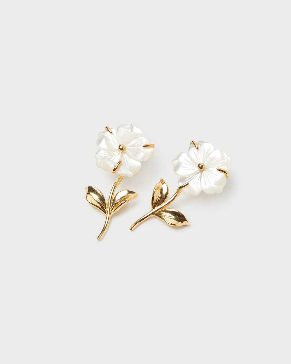 Loeffler Randall Women / Mai Gold/Pearl Flower Earrings