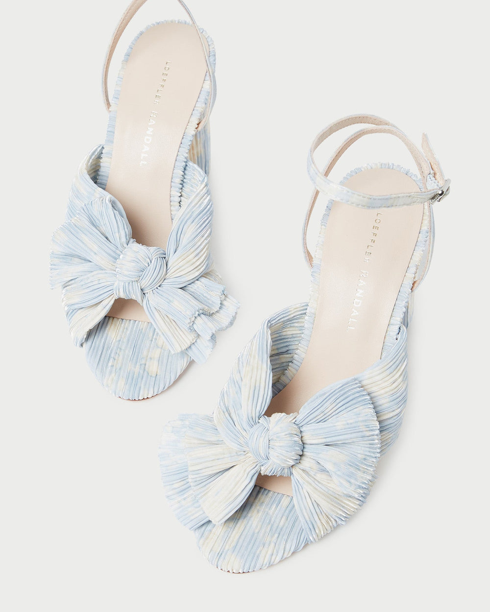 Loeffler Randall Women / Camellia Blue Floral Bow Heel