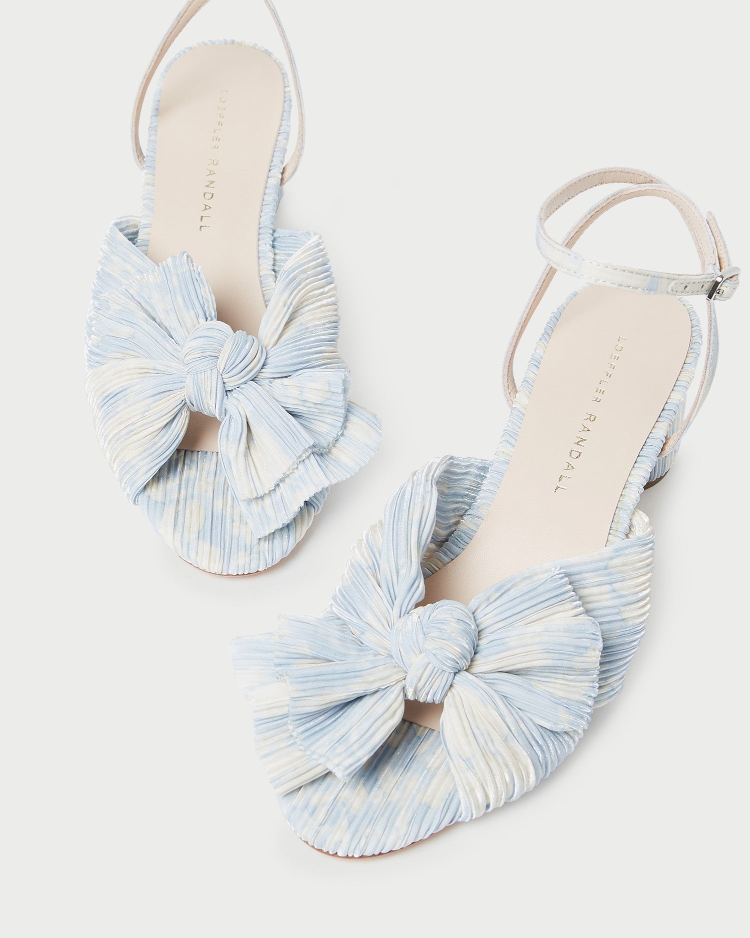 Loeffler Randall Women / Dahlia Blue Floral Bow Heel