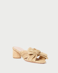 Loeffler Randall Women / Emilia Natural Pleated Bow Heel