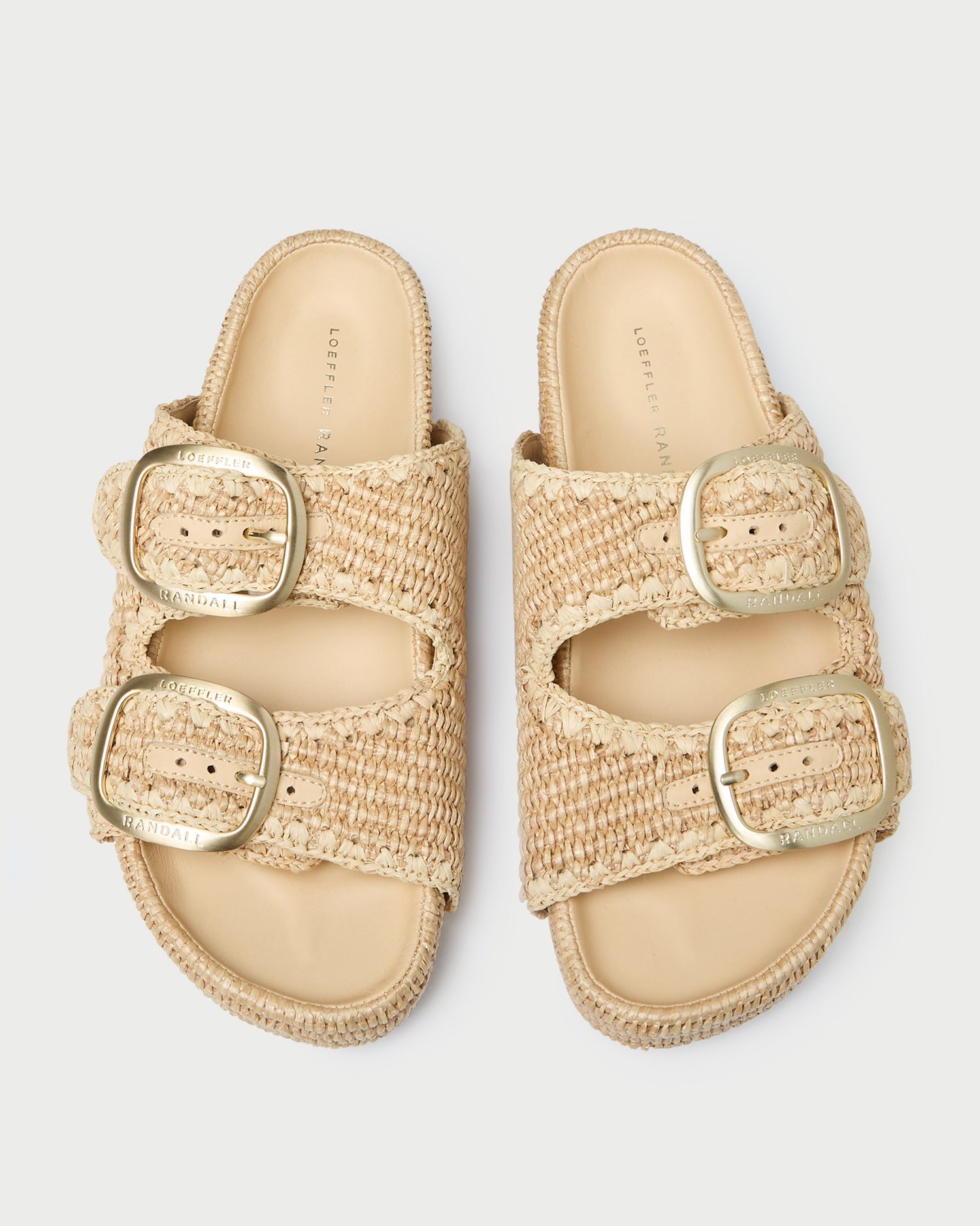 Loeffler Randall Women / Theo Natural Two-Band Sandal