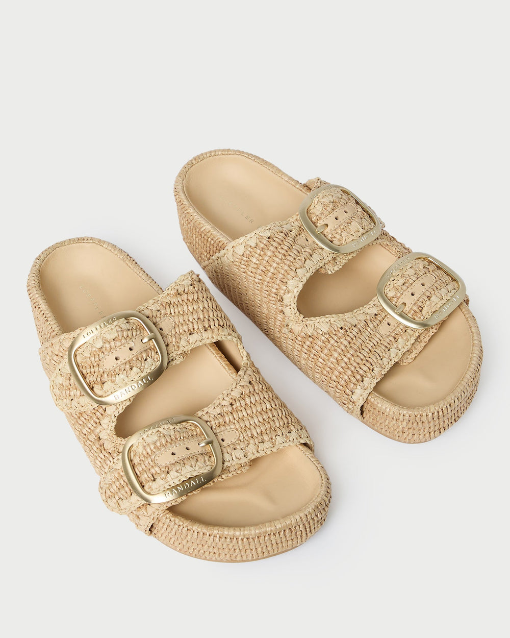Loeffler Randall Women / Theo Natural Two-Band Sandal