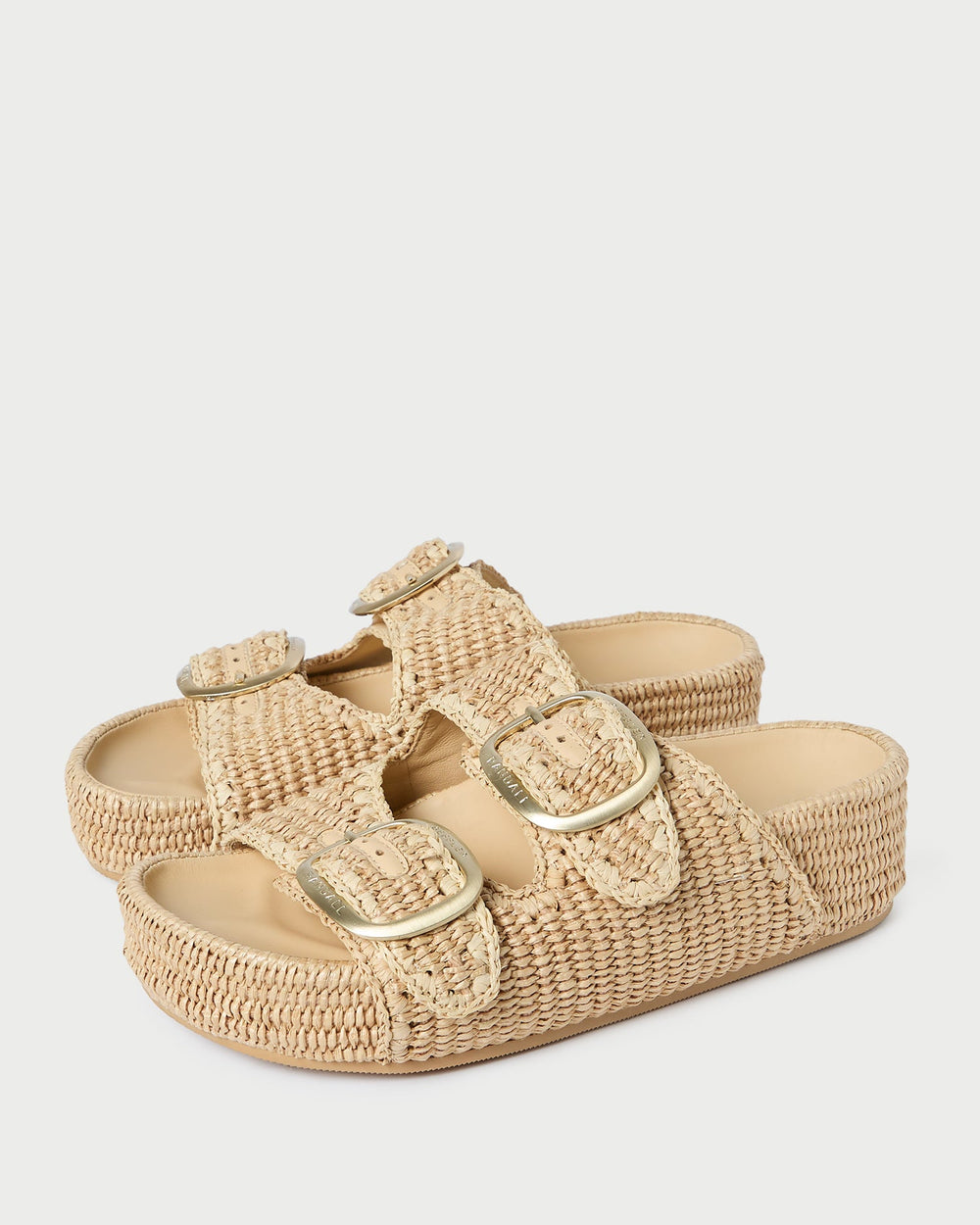 Loeffler Randall Women / Theo Natural Two-Band Sandal