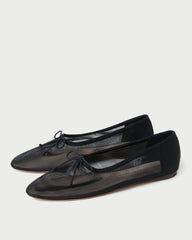 Loeffler Randall Women / Landon Black Mesh Ballet Flat