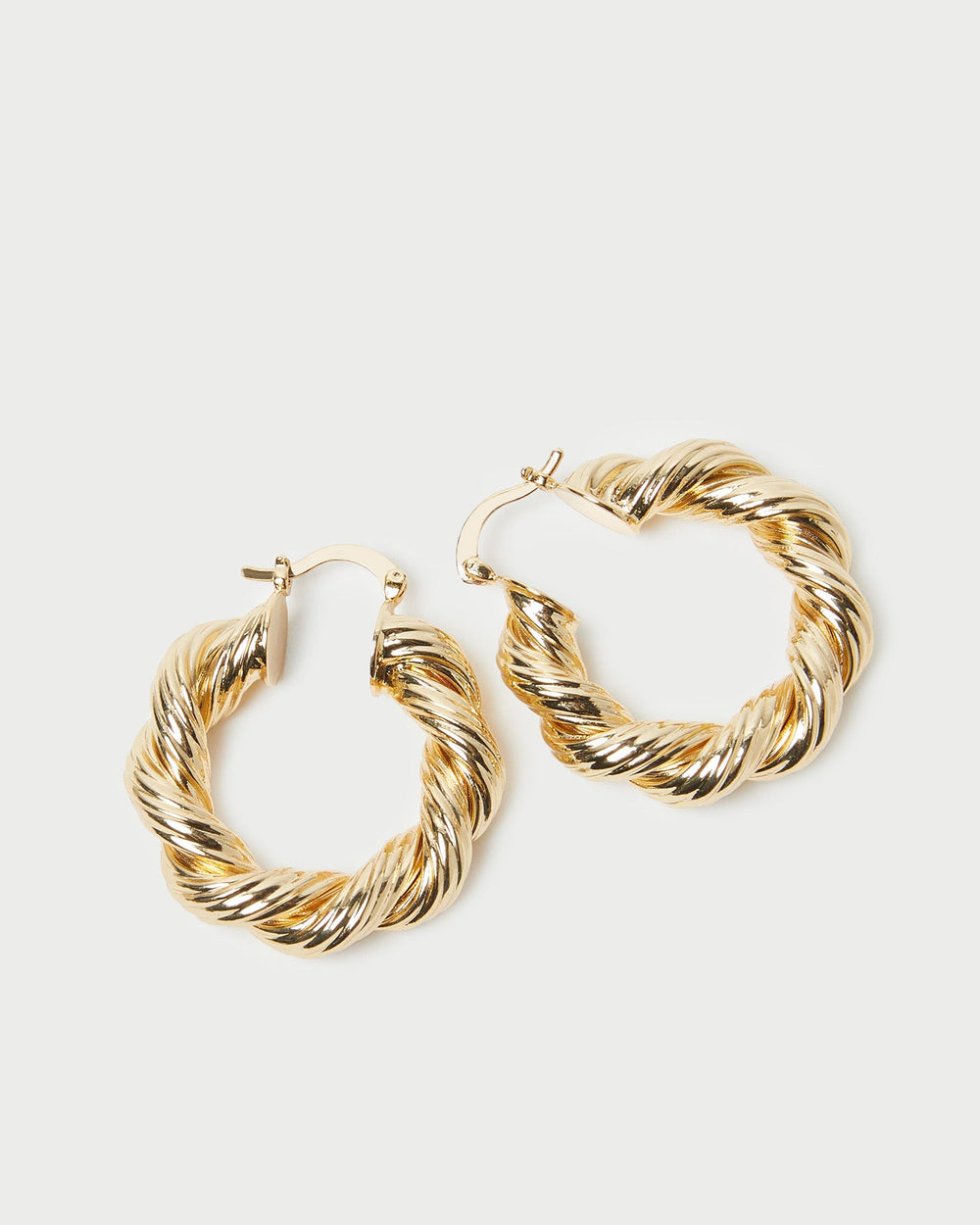 Loeffler Randall Women / Atticus Gold Twisted Hoop Earrings