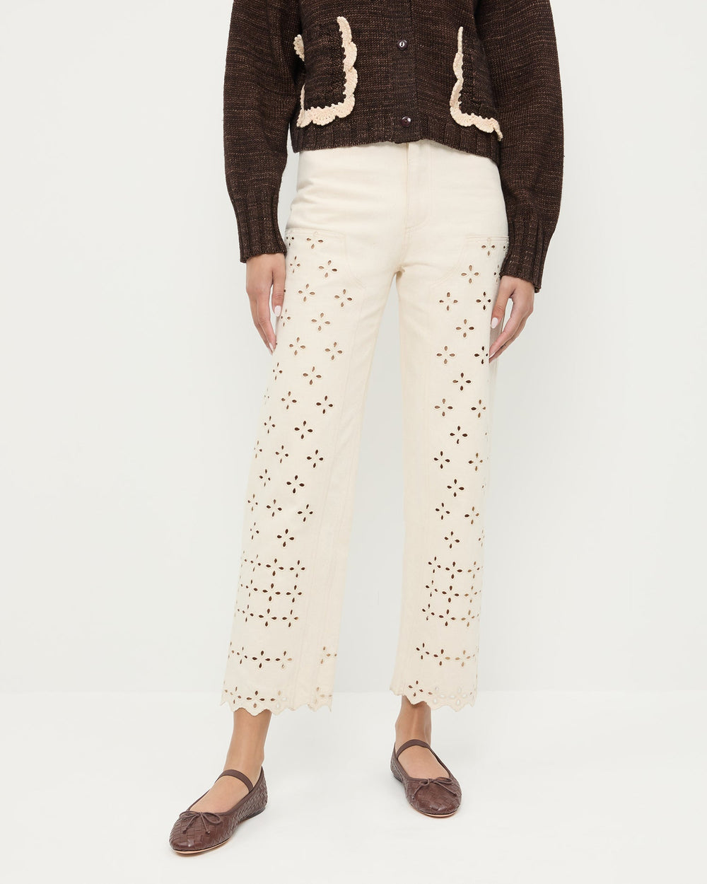 Loeffler Randall Women / Demi Embroidered Pant