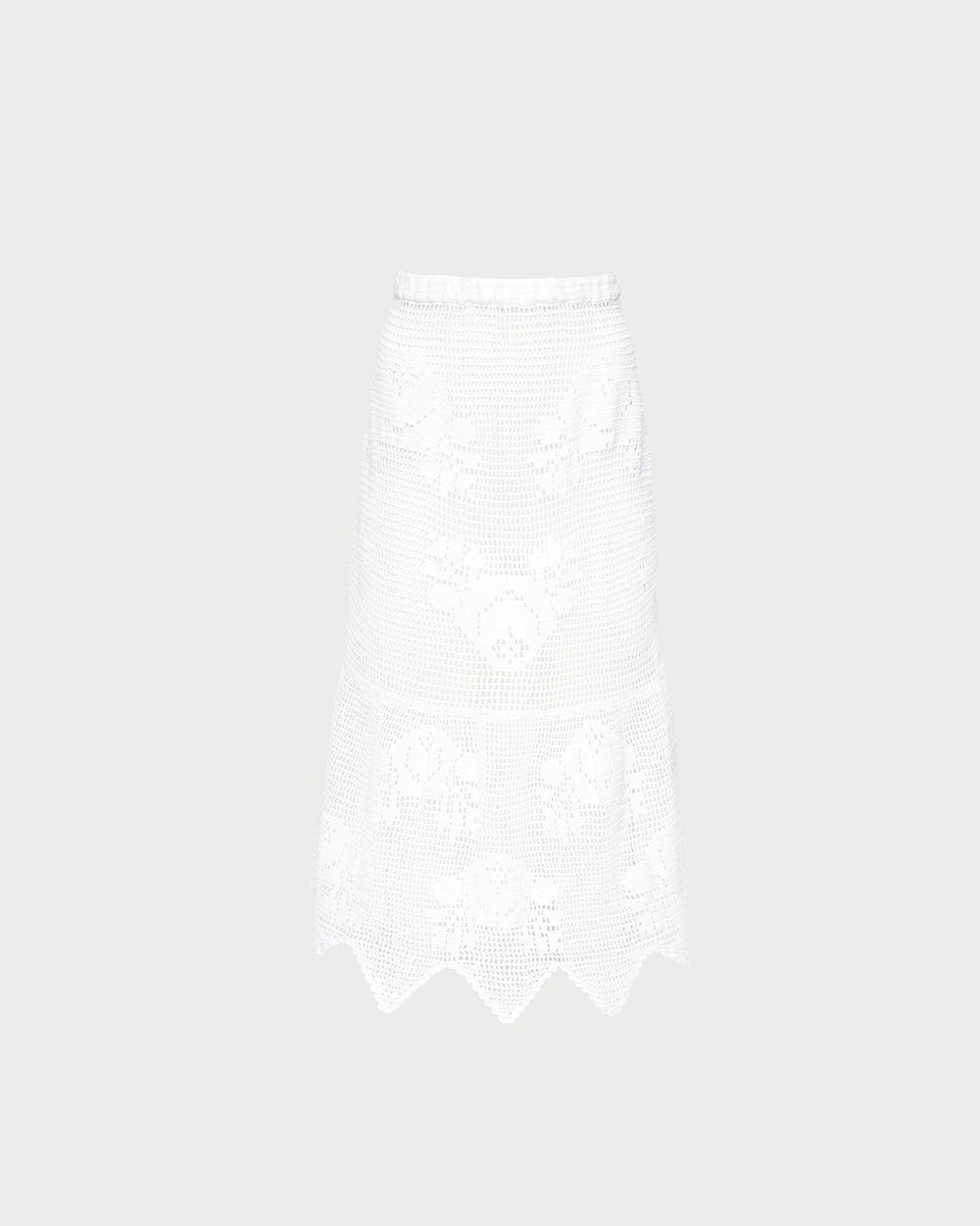 Loeffler Randall Women / Sullivan Cream Crochet Skirt