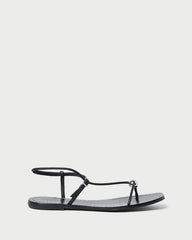 Loeffler Randall Women / Lara Black Leather Sandal