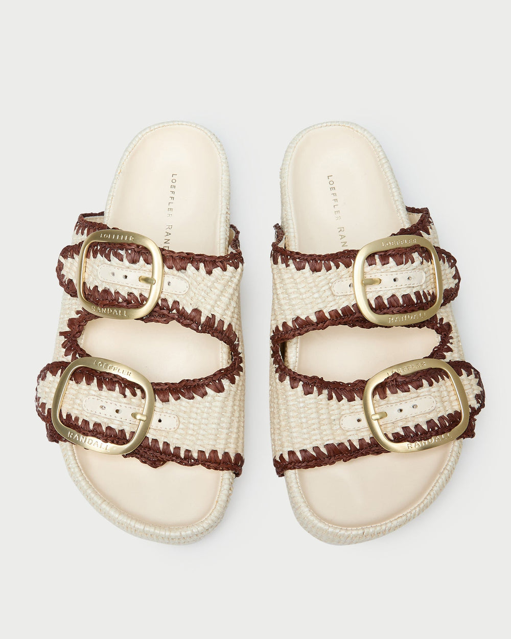 Loeffler Randall Women / Theo Cream Two-Band Sandal