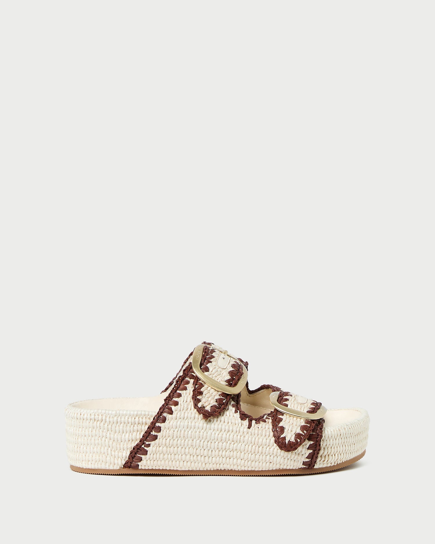 Loeffler Randall Women / Theo Cream Two-Band Sandal