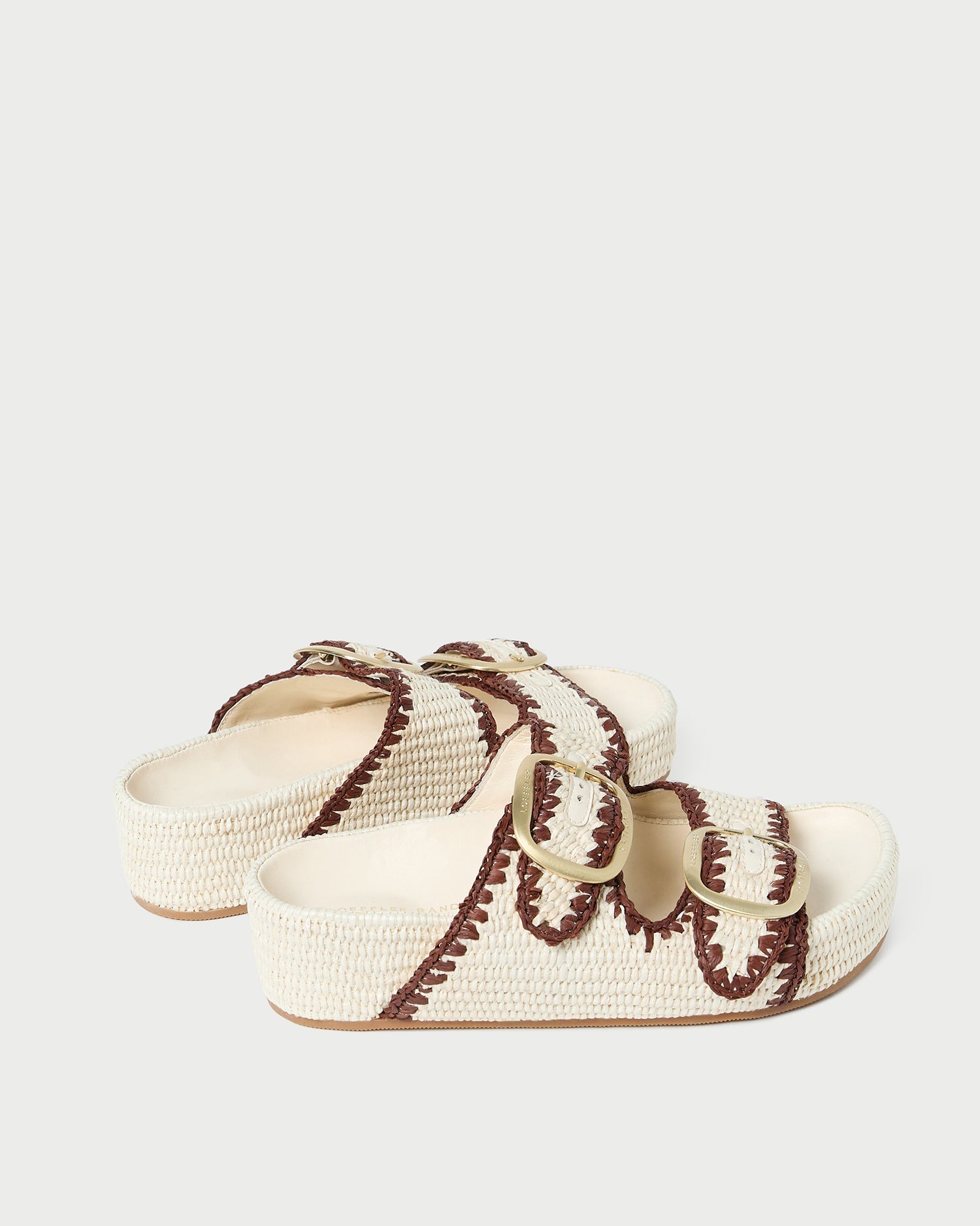 Loeffler Randall Women / Theo Cream Two-Band Sandal