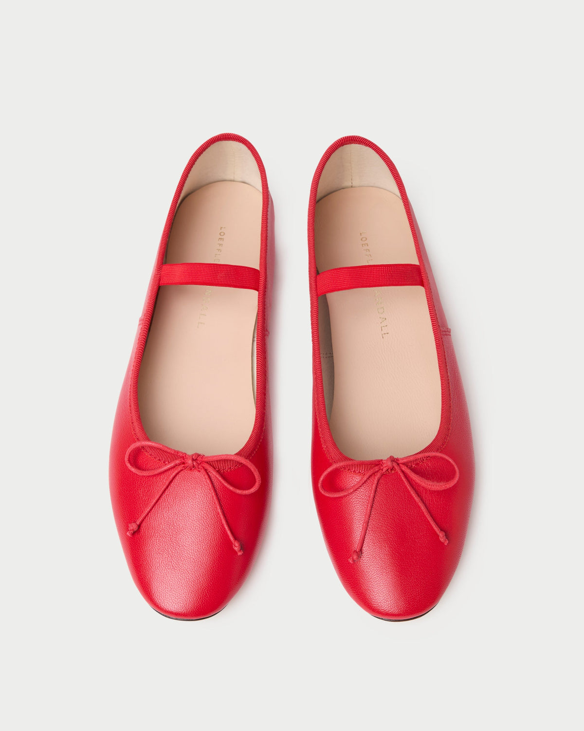 Loeffler Randall Women / Leonie Red Leather Ballet Flat