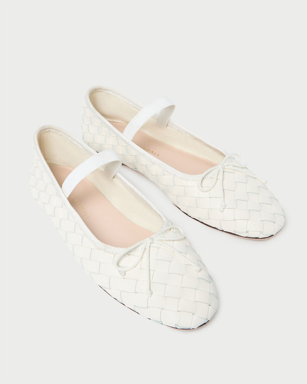 Loeffler Randall Women / Leonie Cream Woven Ballet Flat