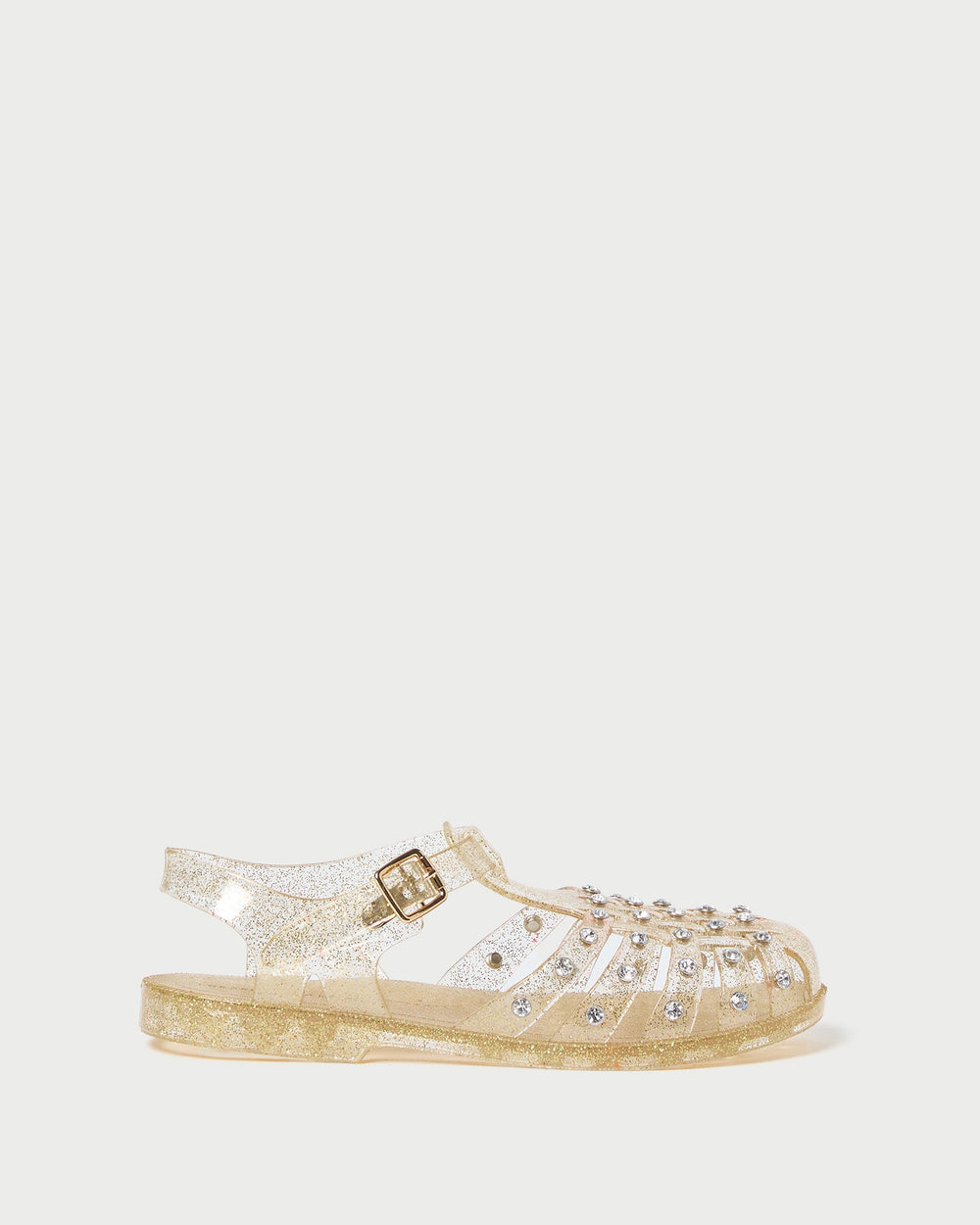 Loeffler Randall Women / Rhys Champagne Glitter Jelly Sandal