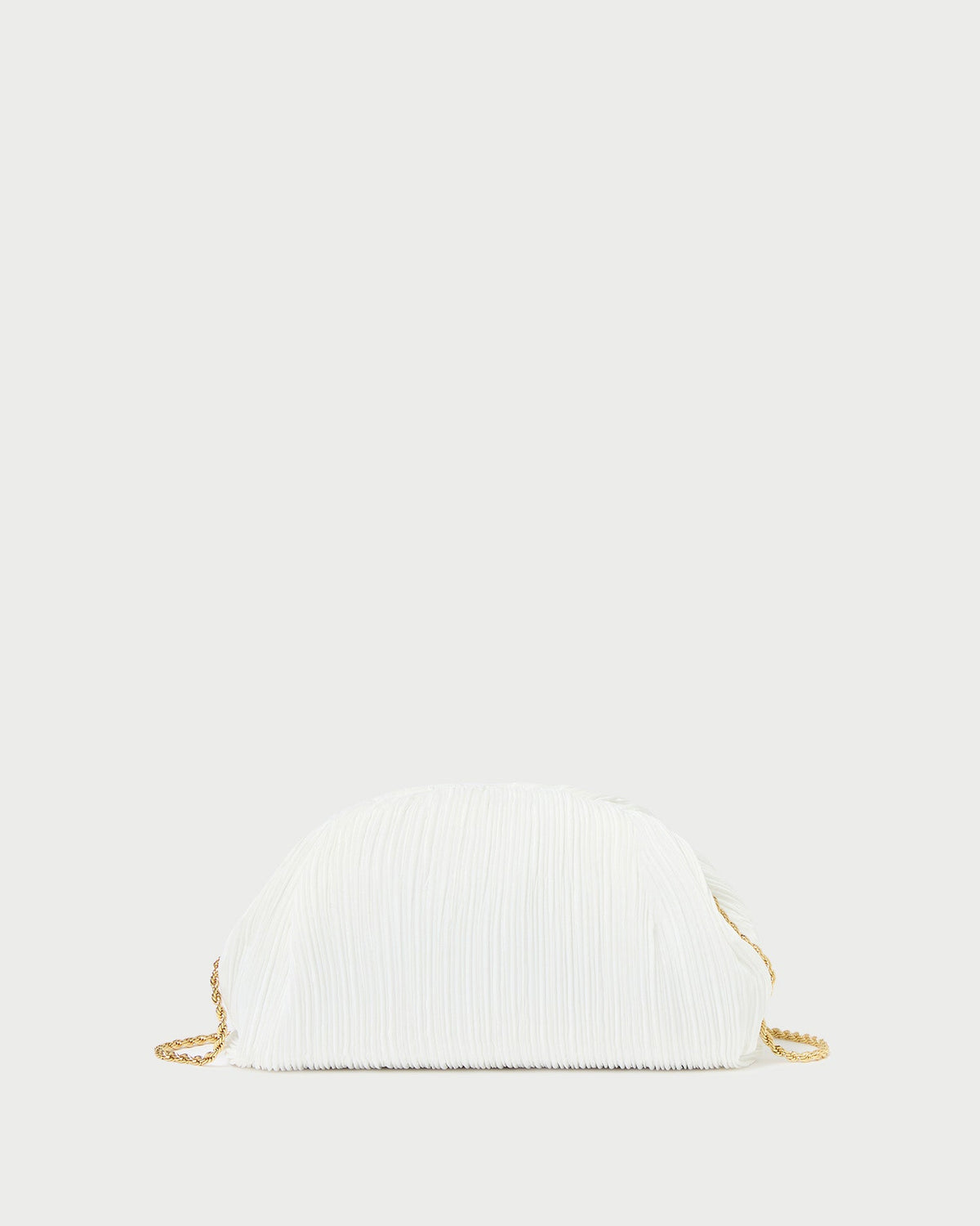 Loeffler Randall Women / Bailey White Pleated Dome Clutch