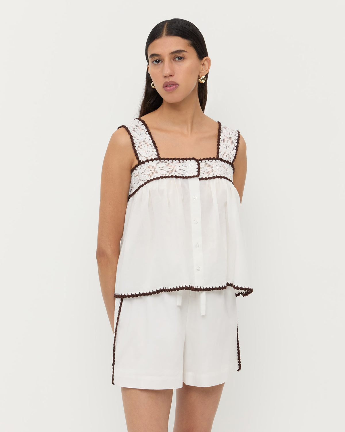 Loeffler Randall Women / Marta Sleeveless Top