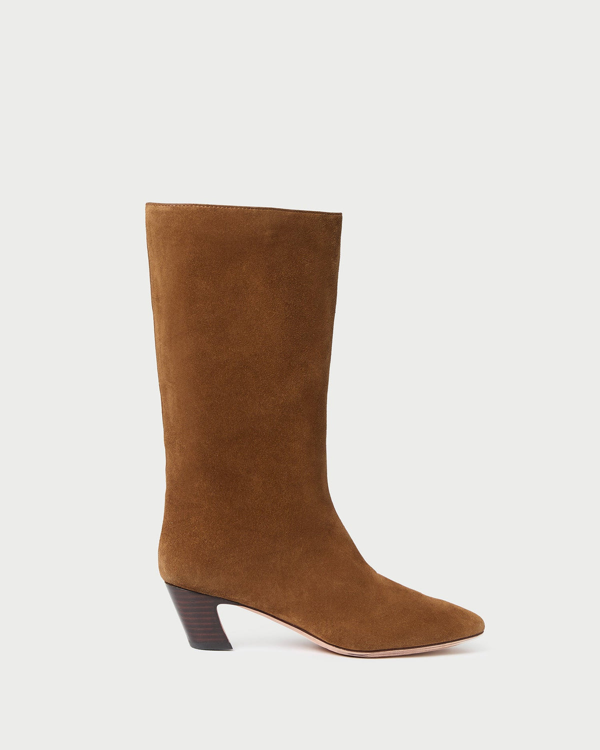 Loeffler Randall Women / Cleo Cacao Suede Mid-Calf Boot