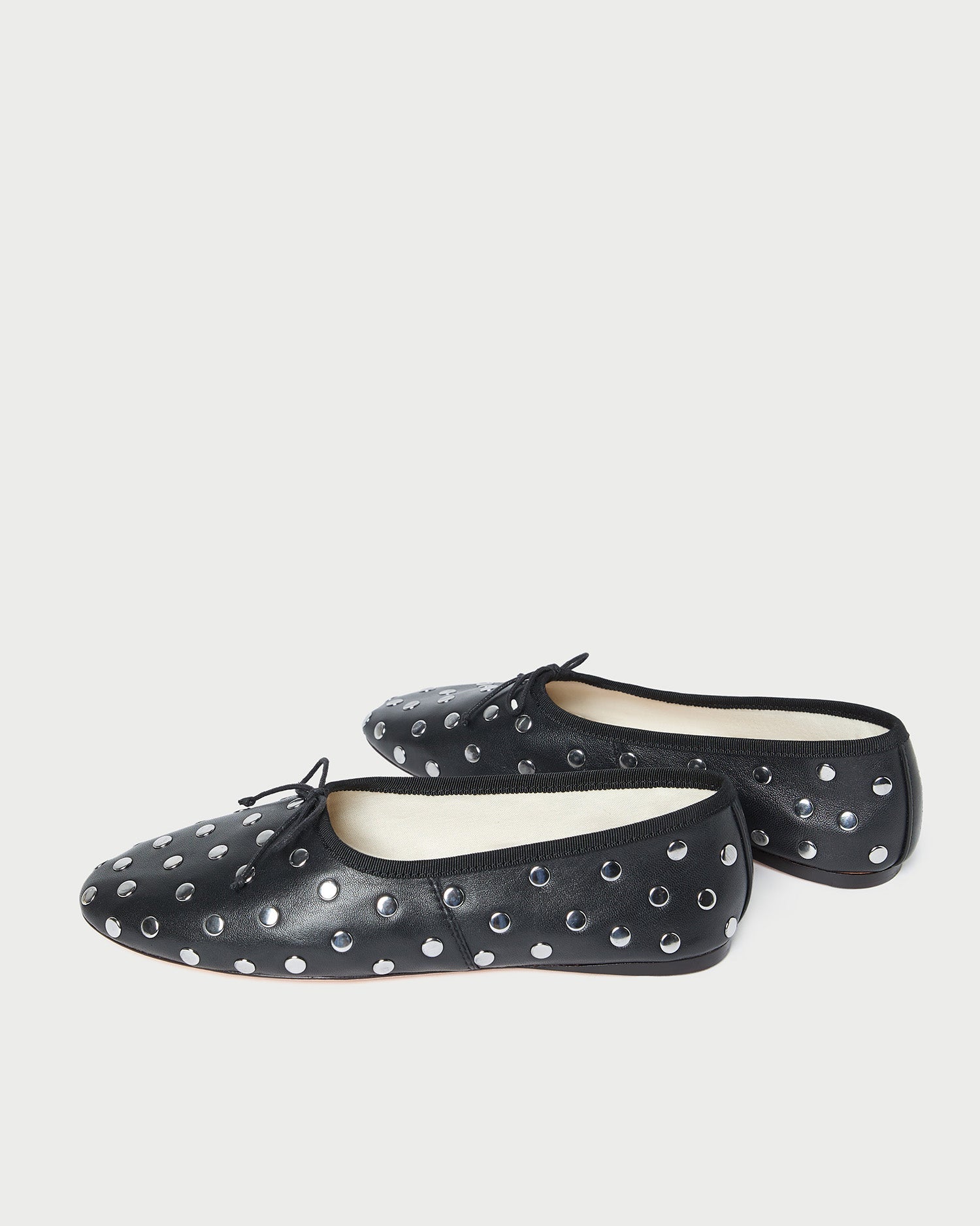 Loeffler Randall Women / Landon Black/Silver Ballet Flat