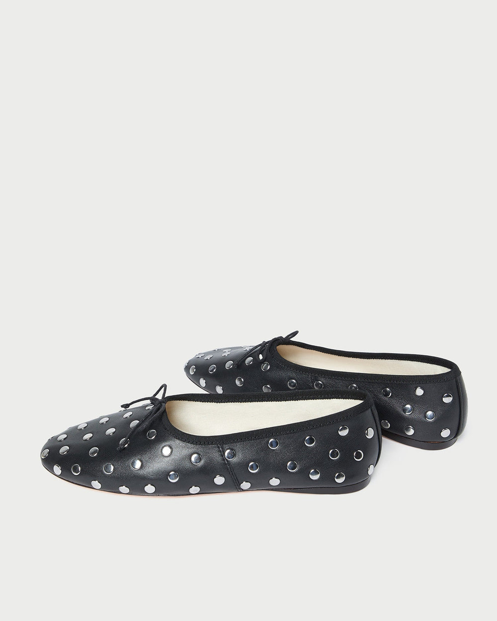 Loeffler Randall Women / Landon Black/Silver Ballet Flat