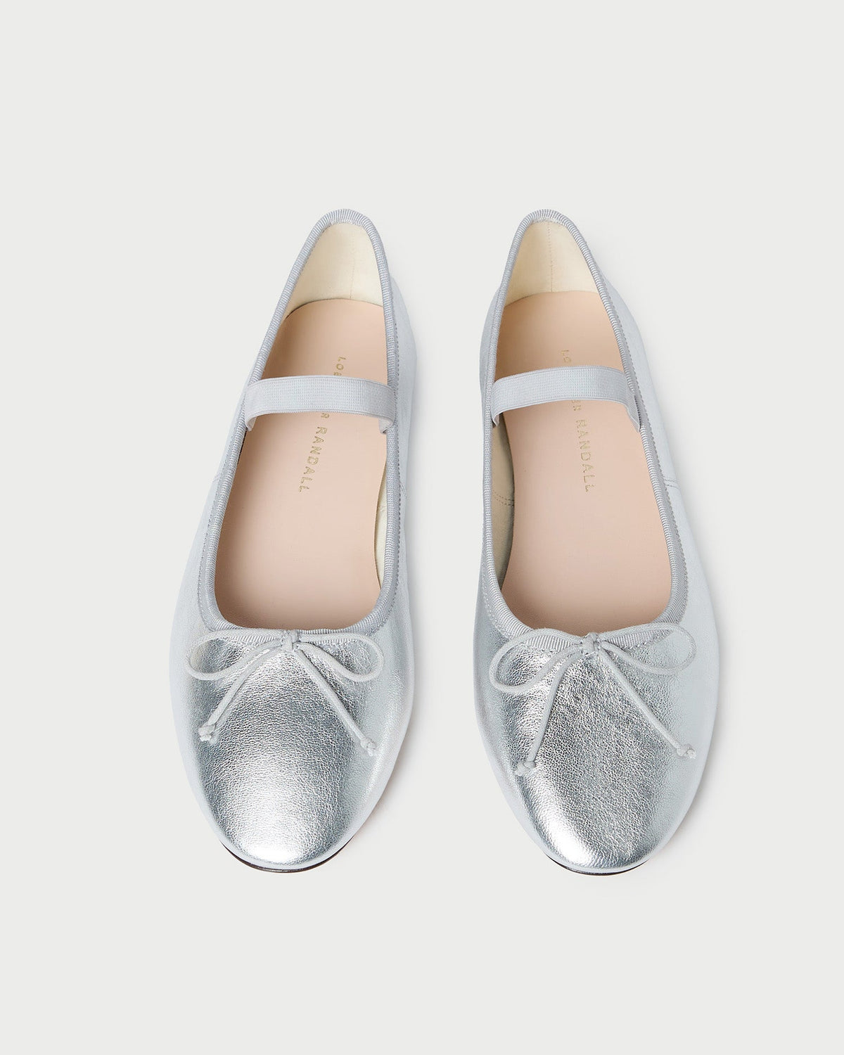 Loeffler Randall Women / Leonie Silver Leather Ballet Flat