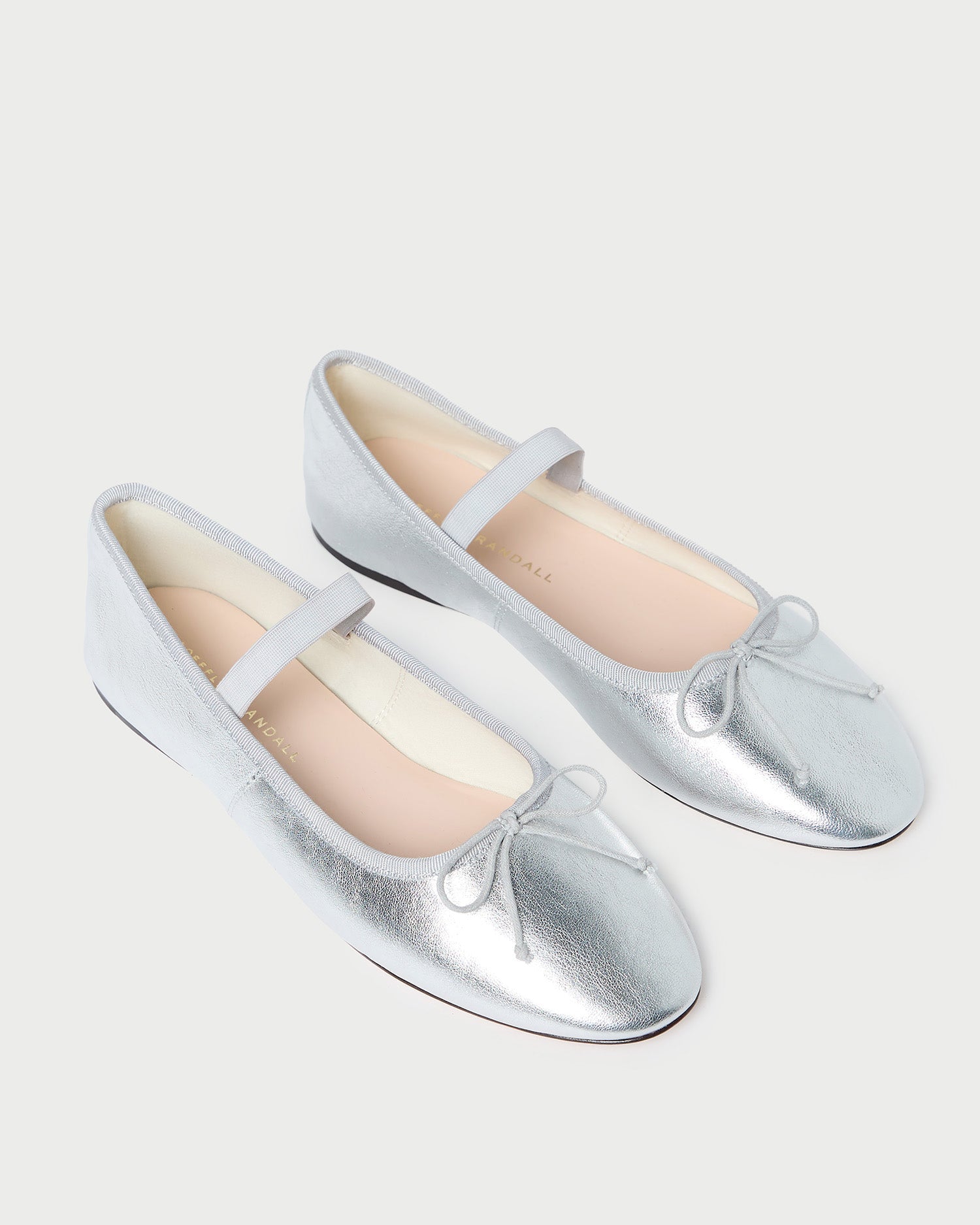 Loeffler Randall Women / Leonie Silver Leather Ballet Flat