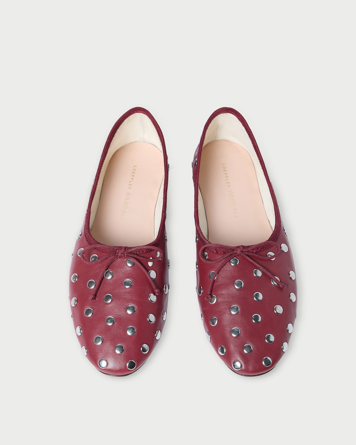 Loeffler Randall Women / Landon Wine/Silver Ballet Flat