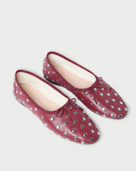 Loeffler Randall Women / Landon Wine/Silver Ballet Flat