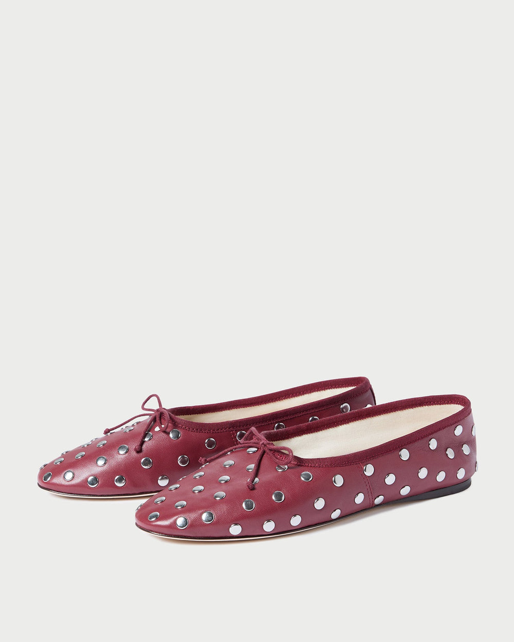 Loeffler Randall Women / Landon Wine/Silver Ballet Flat