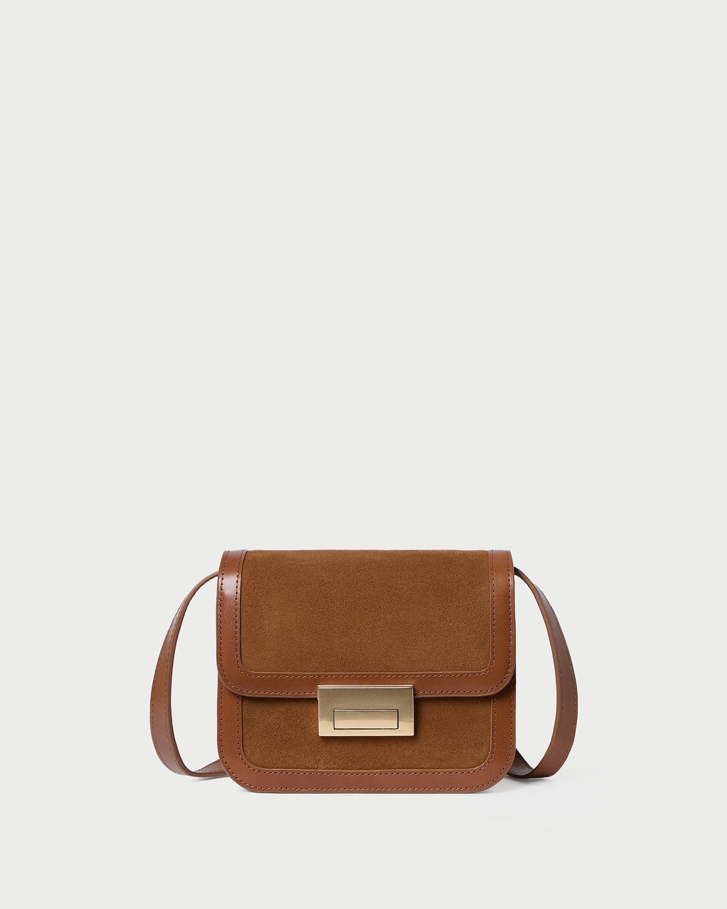 Loeffler Randall Women / Desi Cacao Suede/Leather Crossbody