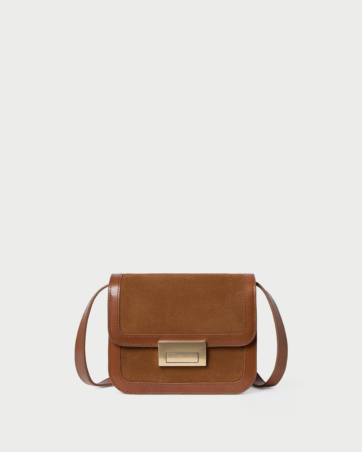 Loeffler Randall Women / Desi Cacao Suede/Leather Crossbody