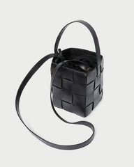 Loeffler Randall Women / Laith Black Leather Bucket Bag