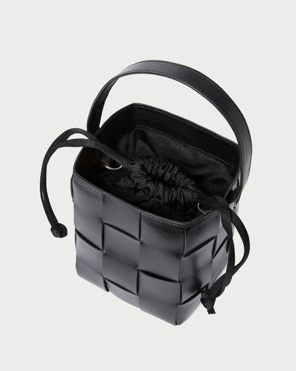 Loeffler Randall Women / Laith Black Leather Bucket Bag